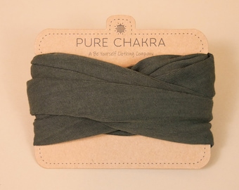 Forest Green Multifunctional Wide Headband & Facemask - Washable Mask - Multifunctional Headband - Men&#39;s Bandana