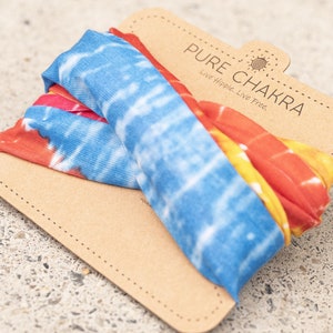 Retro Multifunctional Headband & Mask – Hair Wrap Bandana – Scrunch Headband – Yoga Headband