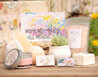 Work Will Really Succ Without You. Retirement Gift Box. New Job Gift. Thinking of You Care Package. Personalize Gift. Best Friend Gift