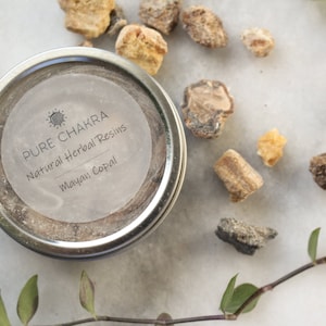 Pure Chakra Mayan Copal Herbal Resin Incense - Natural Resin Incense For Meditation, Witchcraft, Healing