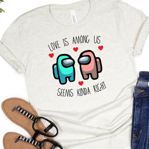 Among Us Valentines Day SVG Love is among us seems kinda ...