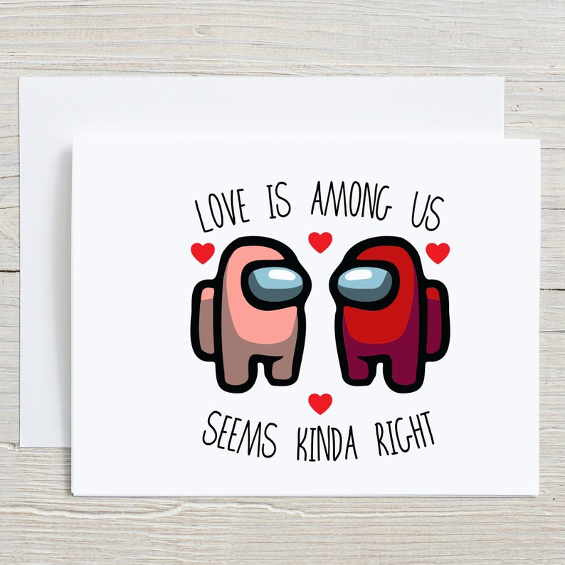 Download Among Us Valentines Day SVG Love is among us seems kinda ...