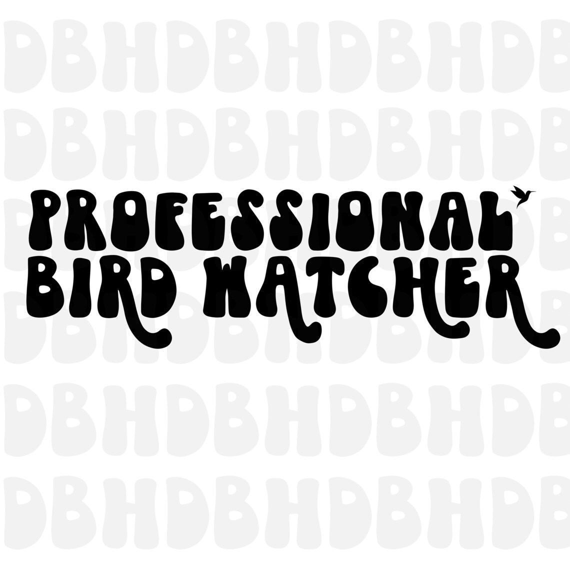 Professional Bird Watcher Retro Svg Cut File, Bird Lover Svg, Bird