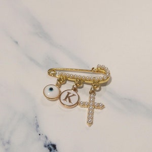 Pearl Baby Pin Filaxto Name Pin Evil Eye