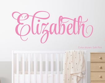 Personalized Name Wall Decal: Nursery Vinyl Lettering Decor