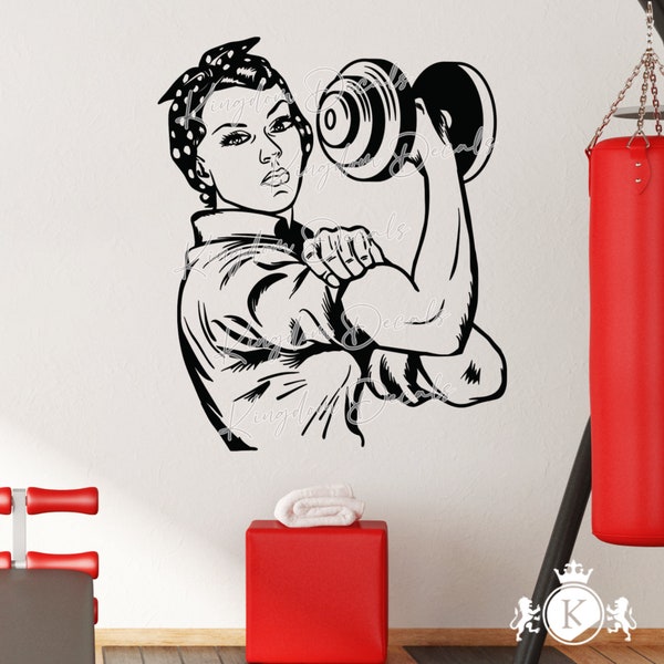 Gym Wall Decal Etsy