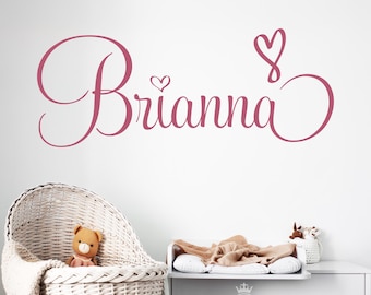 Personalized Name Wall Decal: Custom Vinyl Nursery Decor