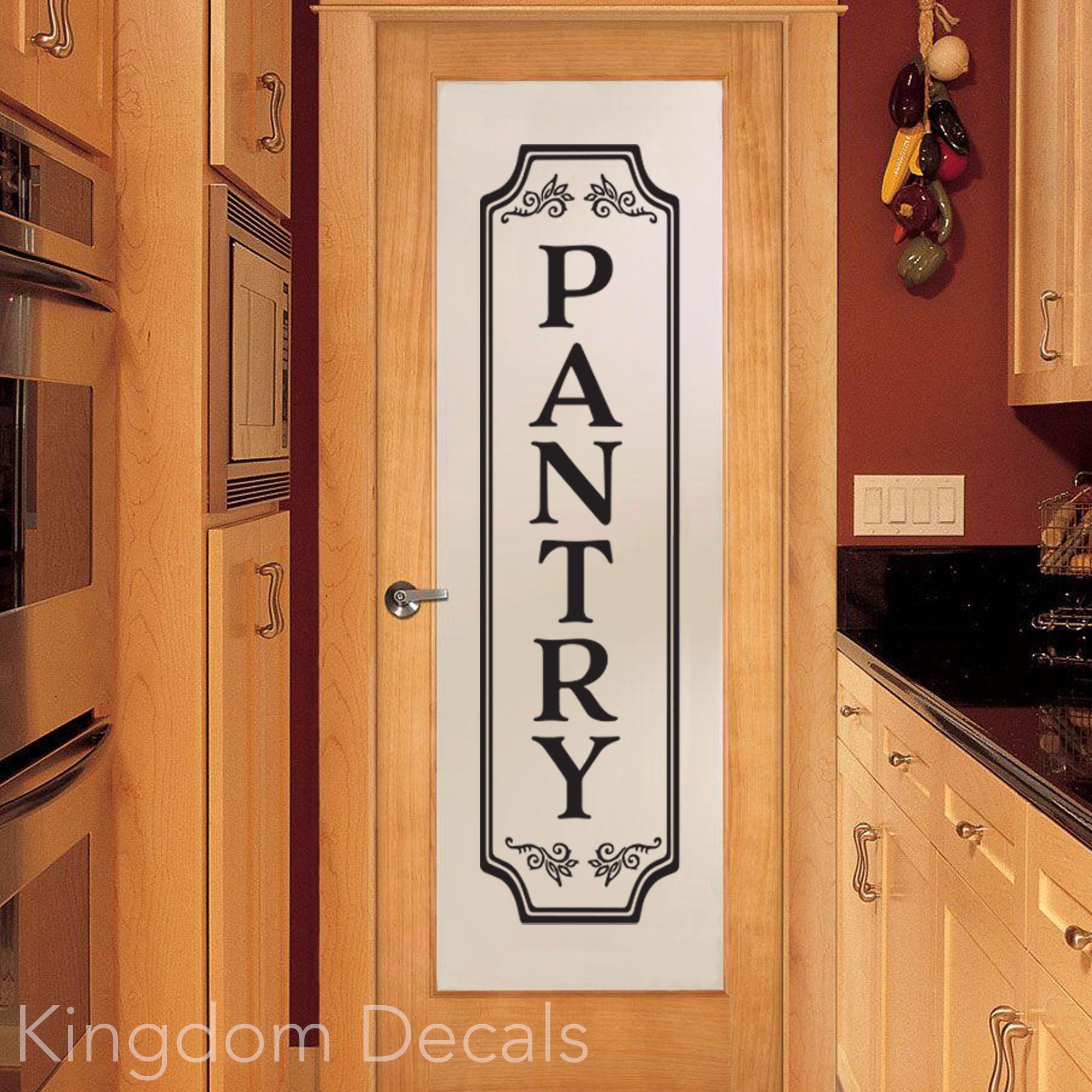 Pantry Door Decal Sign Rustic Modern Farmhouse Kitchen - Etsy UK