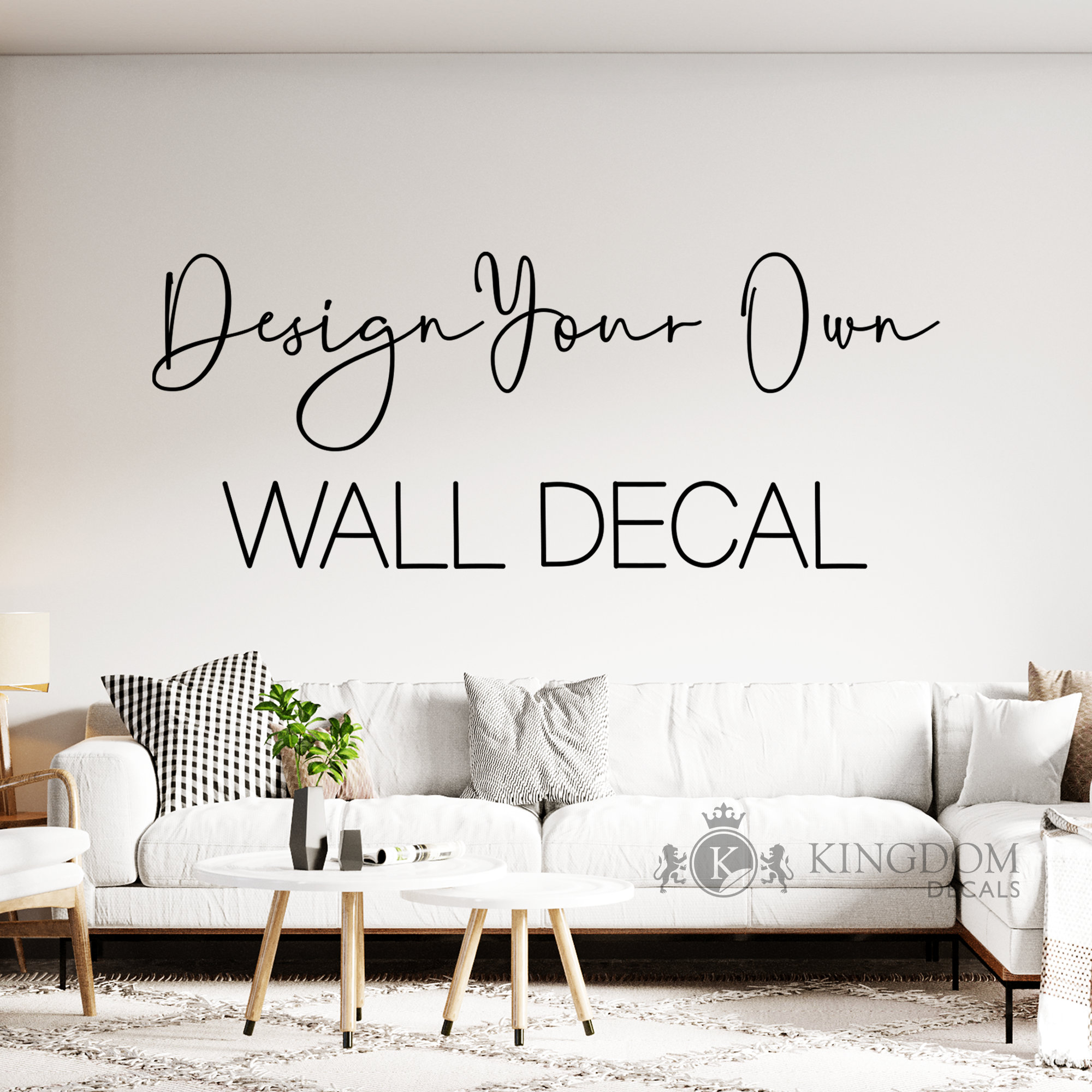 Swirly Dry Erase Heart Wall Decal