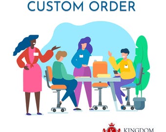 Custom Order Listing – Reserved for Customers by Name