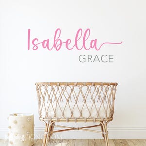 Name Decal | Personalized Name Wall Decal-Nursery Wall Decor-Boys and Girls Name Kids Room Wall Decor-Custom Name Vinyl Lettering Wall Decal