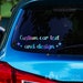 see more listings in the Car Decals section