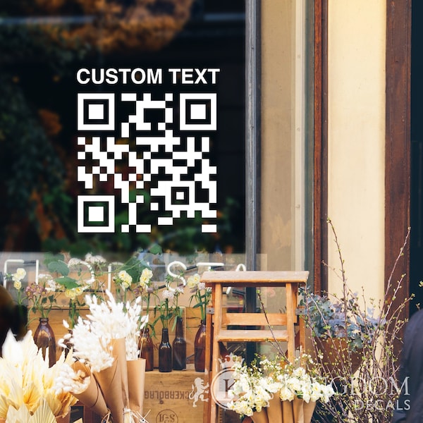 Custom Car Decals Qr Code Etsy Australia