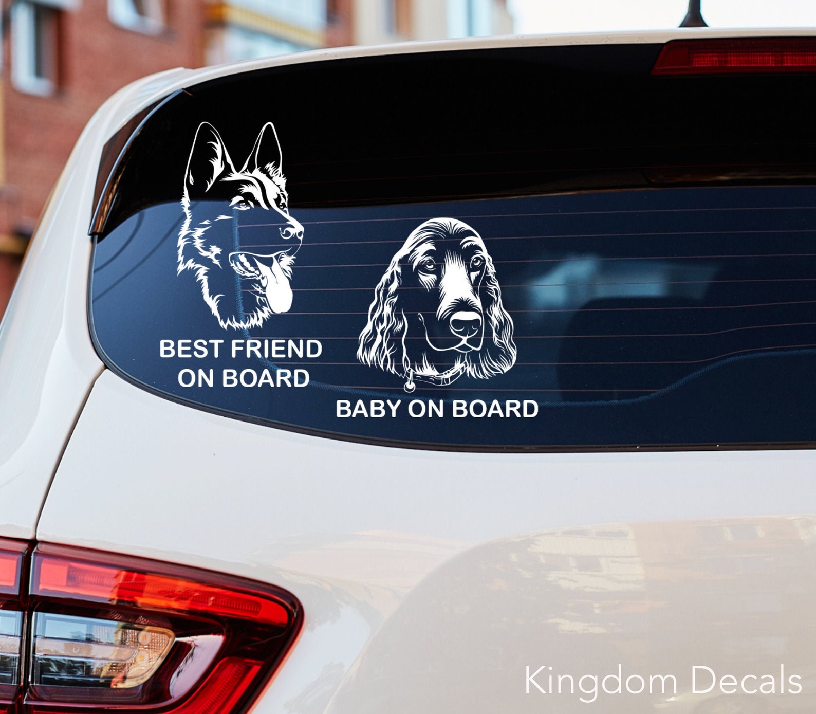 Custom Dog Decal Vinyl Car Sticker Dog Lover Dog Dad Etsy