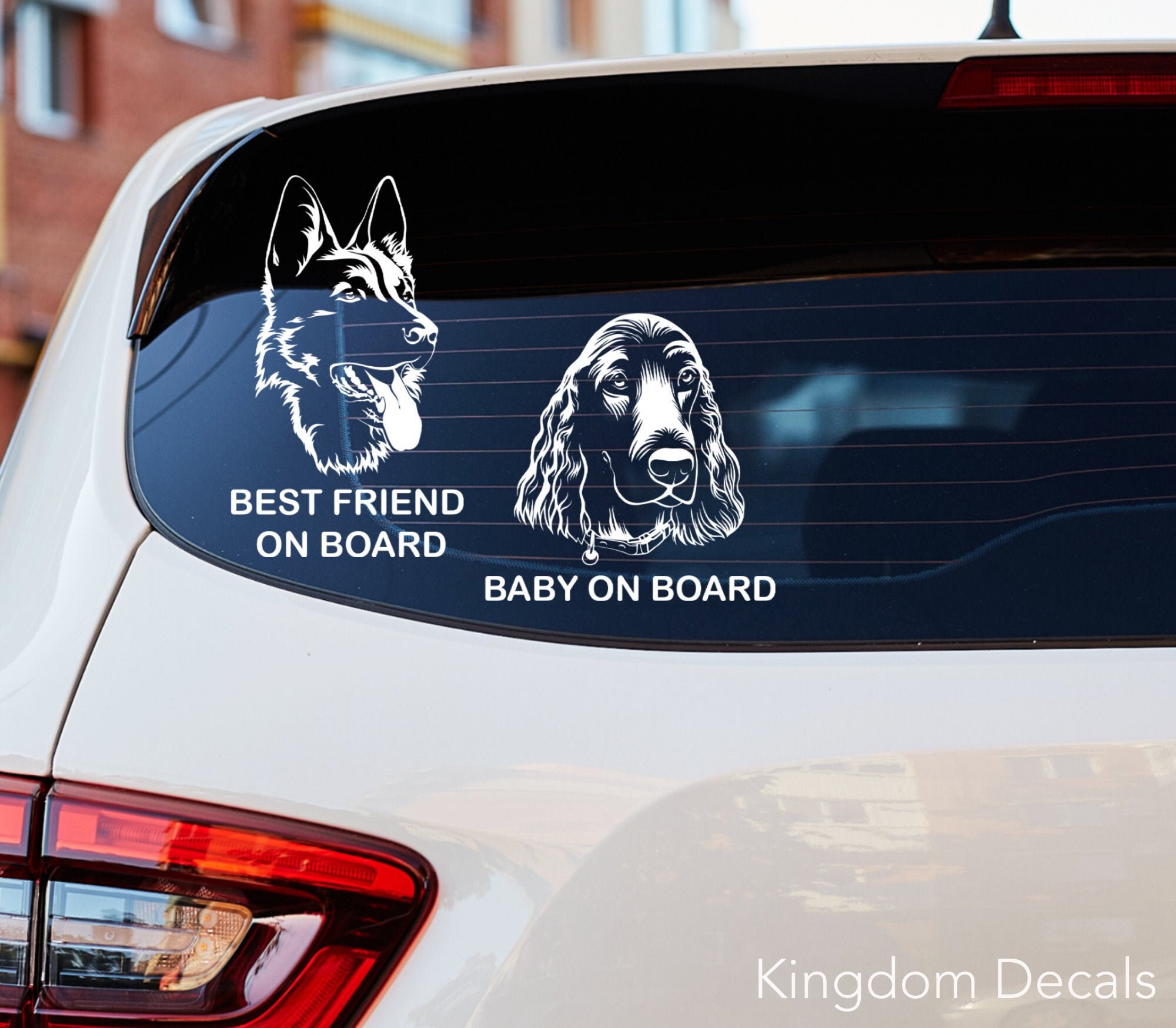 Custom Dog Decal Vinyl Car Sticker Dog Lover Dog Dad Etsy