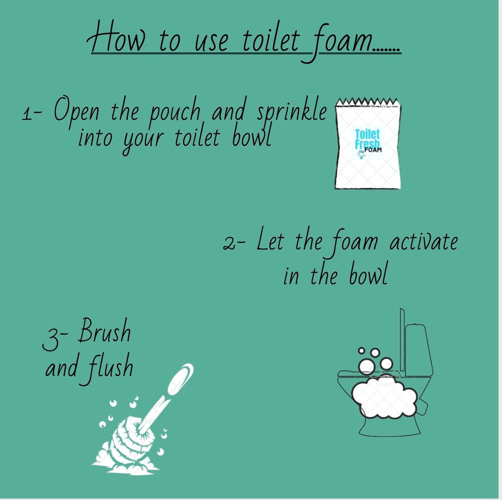 Toilet Foam Fresh / Toilet Fizzy Foam / Toilet Fresh Etsy UK