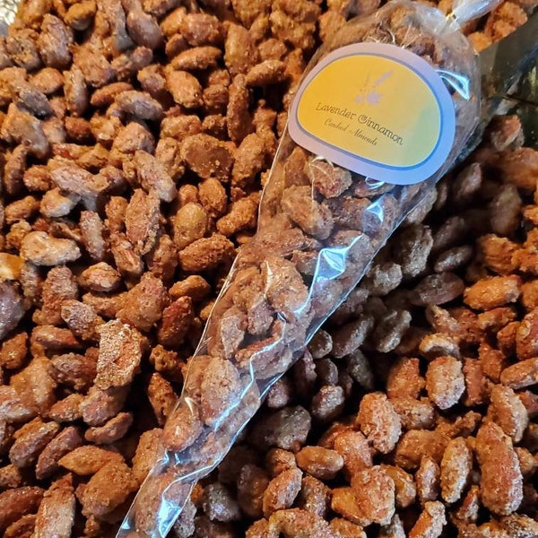 Lavender- Cinnamon Ginger Almonds