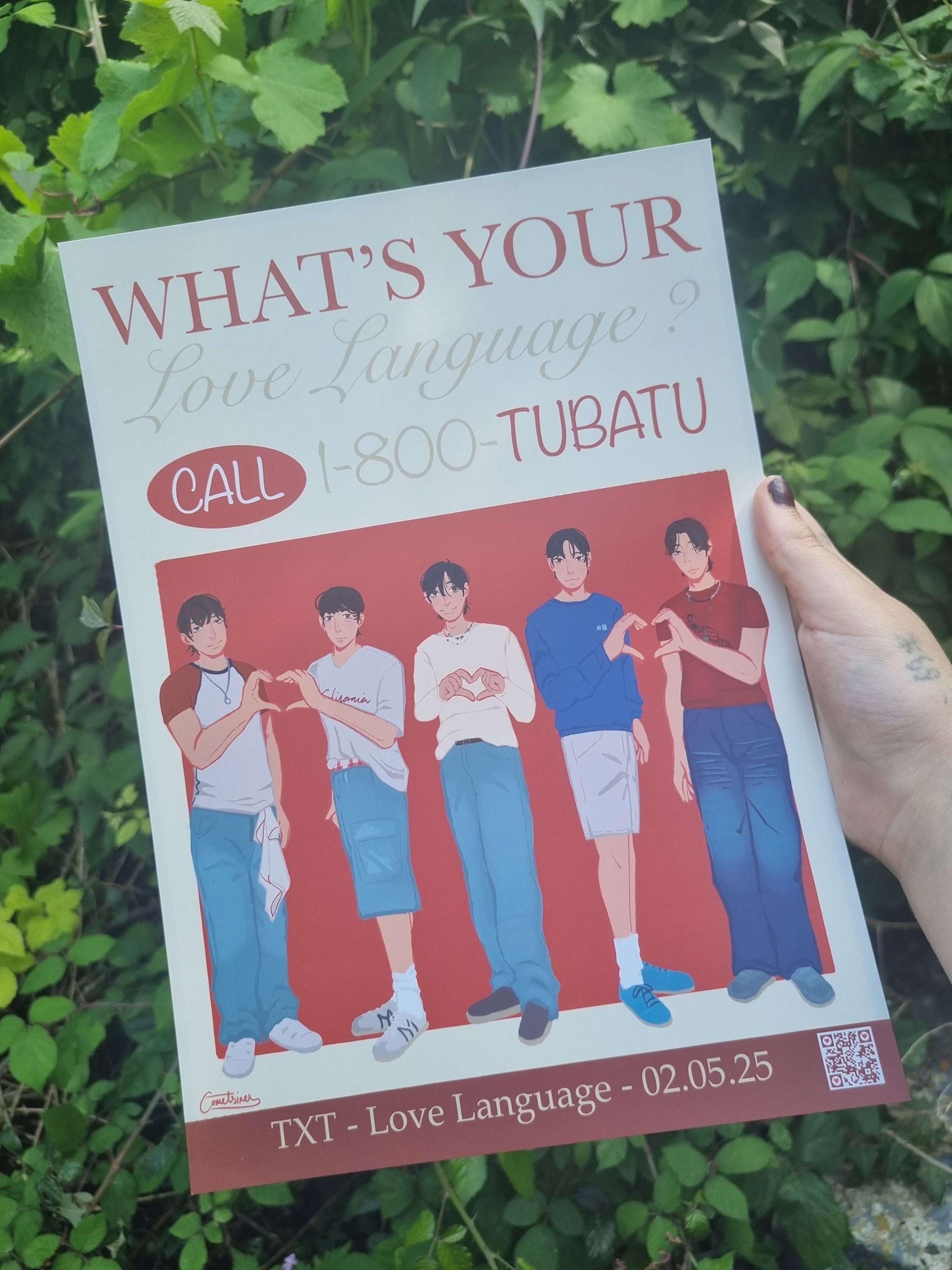 TXT Love Language Music Video Print: Kpop Art - Etsy