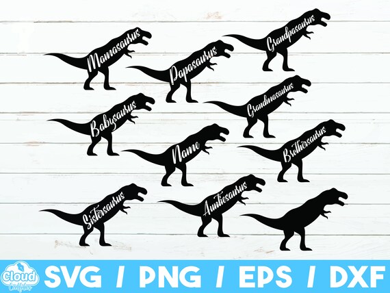 Download Dinosaur Family Svg Bundle Mamasaurus Svg Babysaurus Svg Etsy