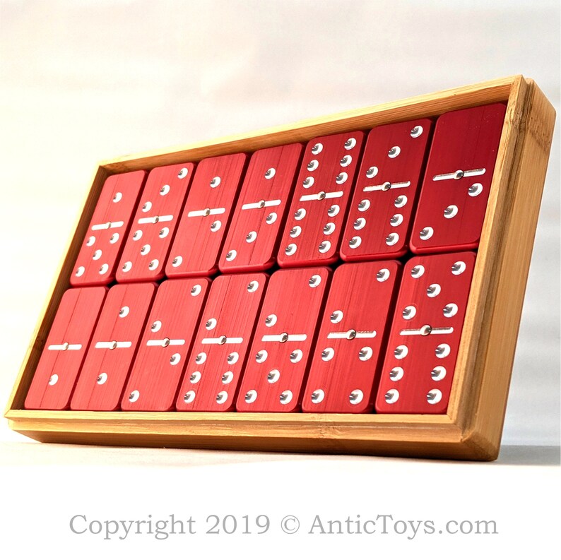 Doublesix Spinner Domino Aluminum Spinner Domino Tabletop Etsy