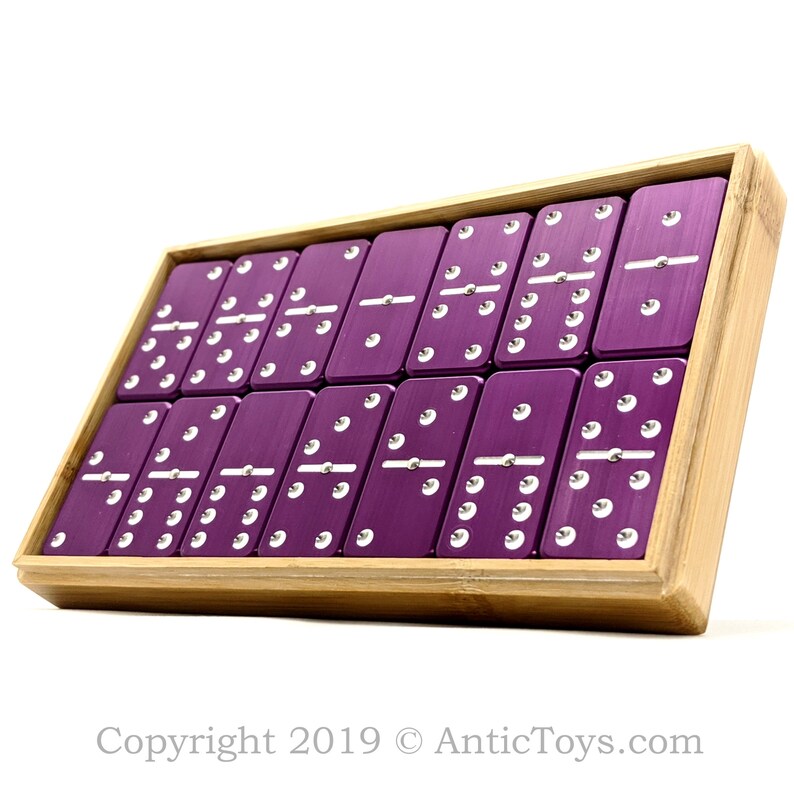 Doublesix Spinner Domino Aluminum Spinner Domino Tabletop Etsy