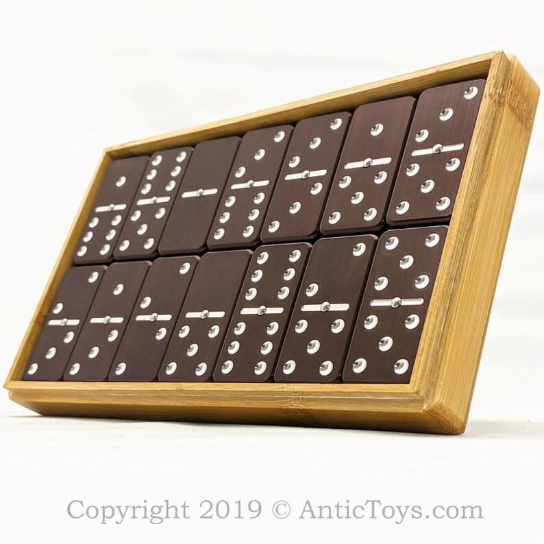 DoubleSix Spinner Domino Aluminum Spinner Domino Tabletop Etsy