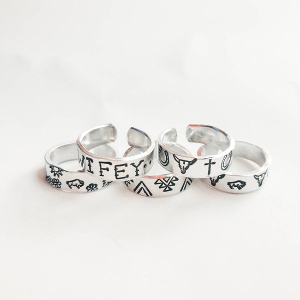 Western Rings - Etsy