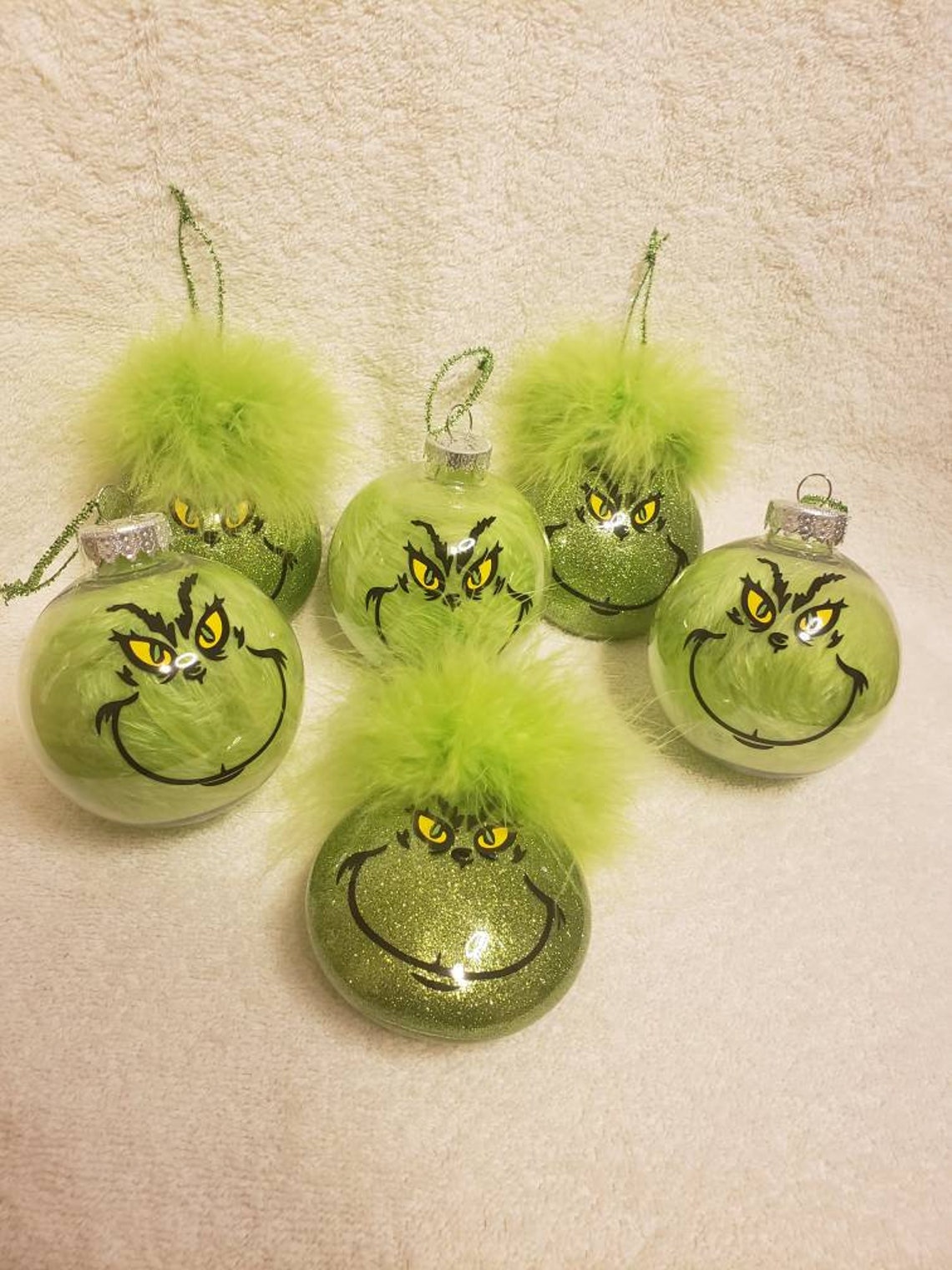 Grinch Ornaments Etsy