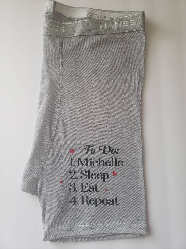 Customized 'To Do' Boxer Briefs Etsy.de