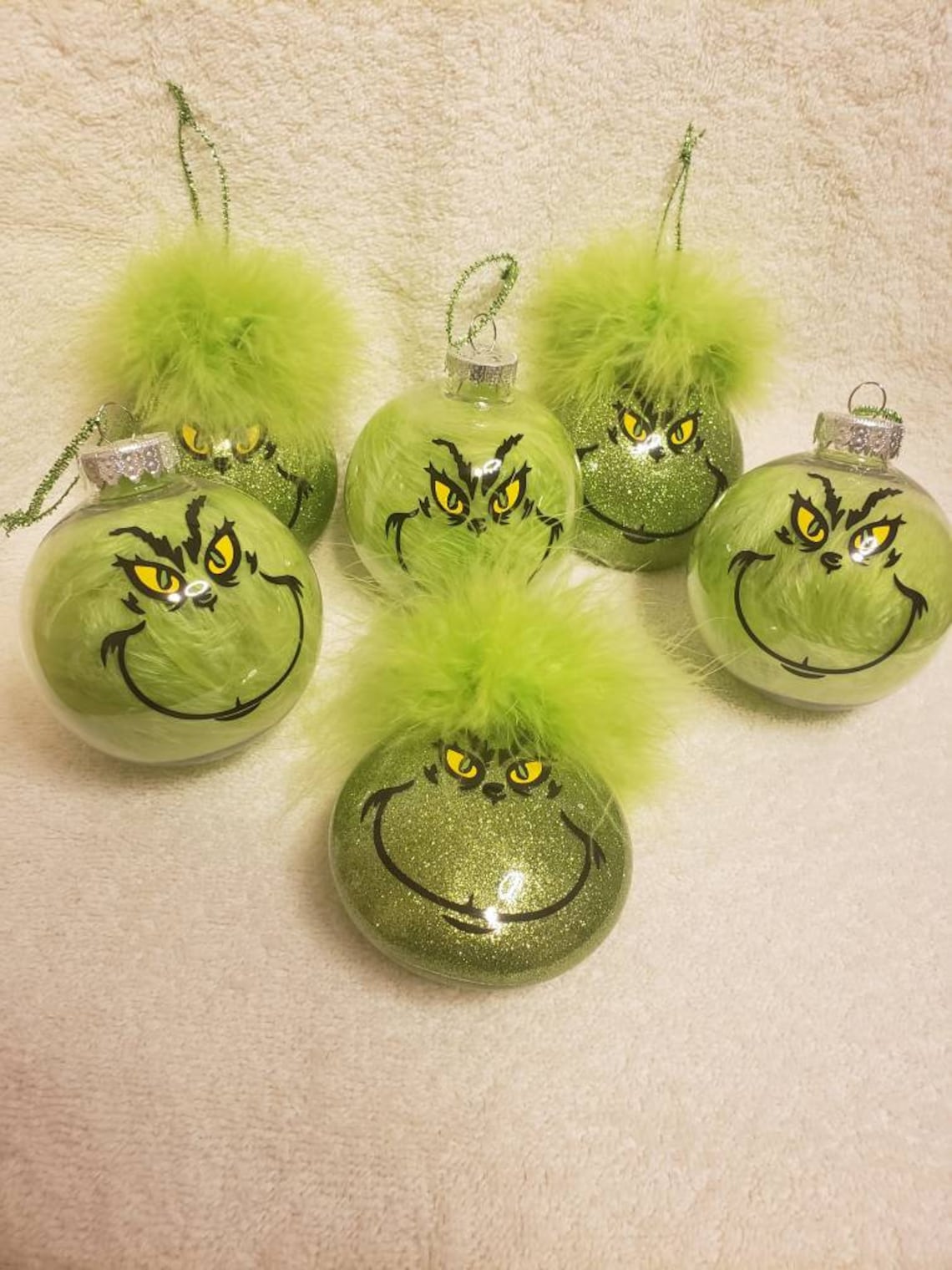 Grinch Ornaments Etsy