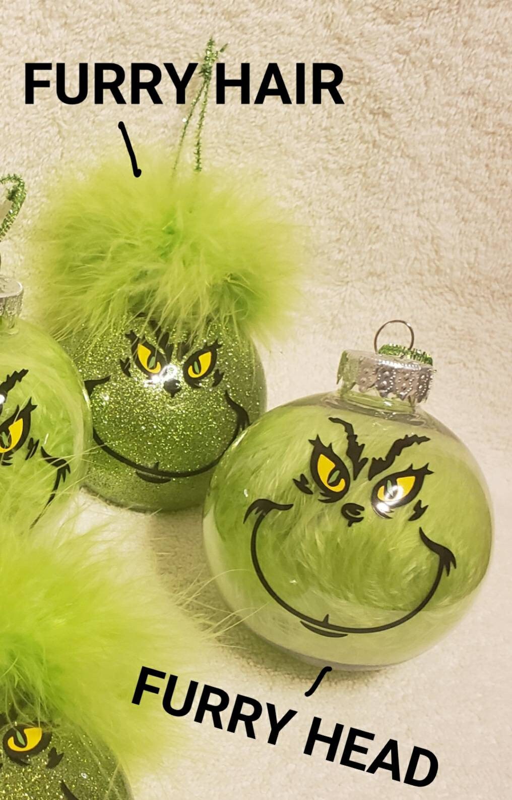 Grinch Ornaments Etsy