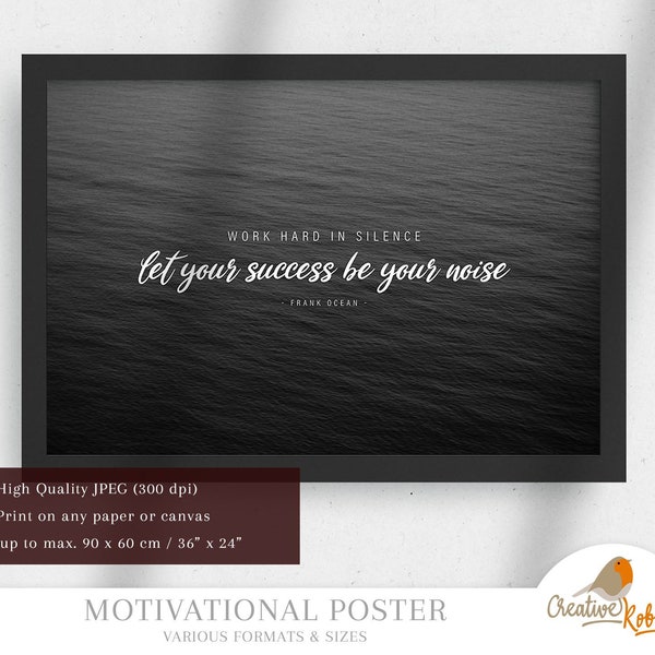 INSPIRATIONAL WALL ART | Motivational Art | Inspirational Quotes | Canvas Art | Home decor | Poster Print | Printable Wall Art | Digital art