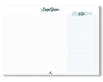 Paper desk pad with to-do list | DIN A3 with 25 sheets | CreativeRobin