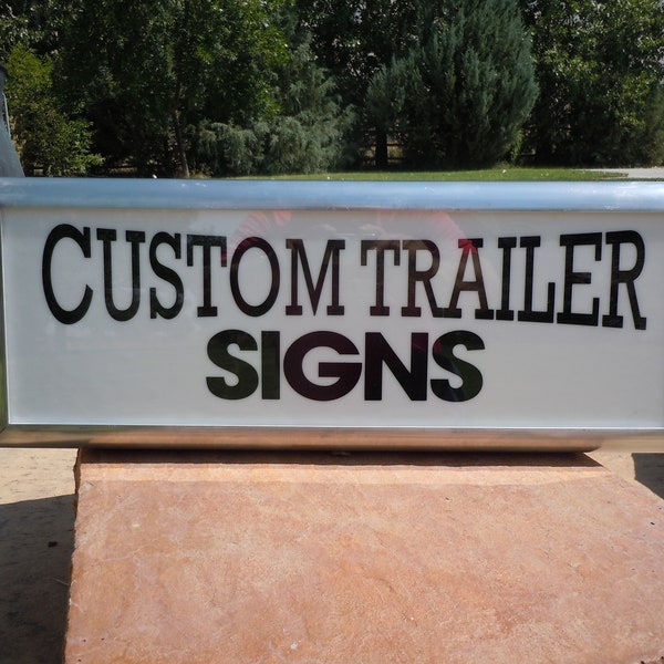 Custom Stock Trailer Sign LED