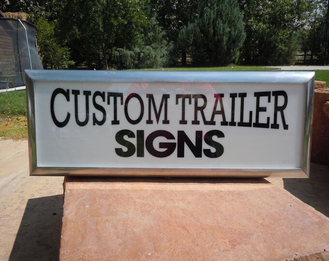 Custom Stock Trailer Sign LED - Etsy