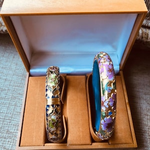 Vintage Cloisonné Bangles