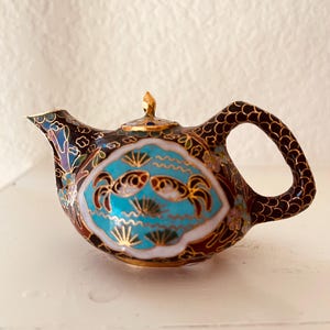 Vintage Cloisonné Teapots