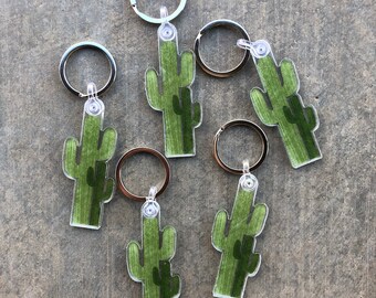 cacti keychain cute cactus midwest gifts Cactus keychain glitter cacti keychain gifts for her midwest decor epoxy cactus