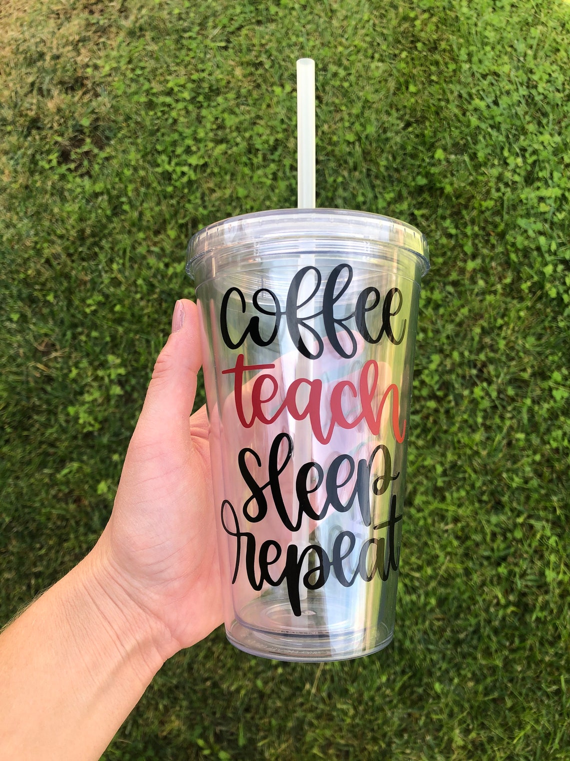 Customizable Tumblers With Straw / Tumblers With Lid and Straw Etsy