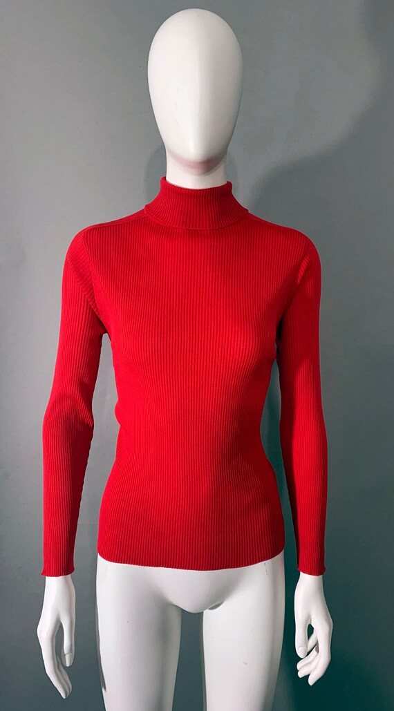 tan mock turtleneck
