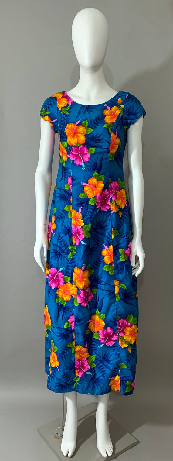 1960s Women's "Pennys Hawaiii" Floral Dress