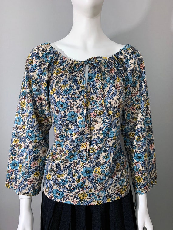 1970s Women's "The House of Nu Mode" Floral Print… - image 8