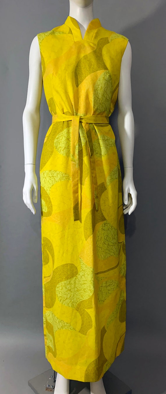 1960s Sleeveless Yellow Women's  "Andrade of Hawa… - image 7