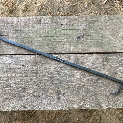 Hand Forged Fire Poker - 26 inches long