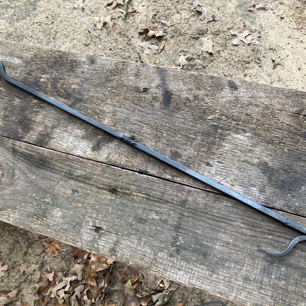 Long Fire Poker Hand Etsy