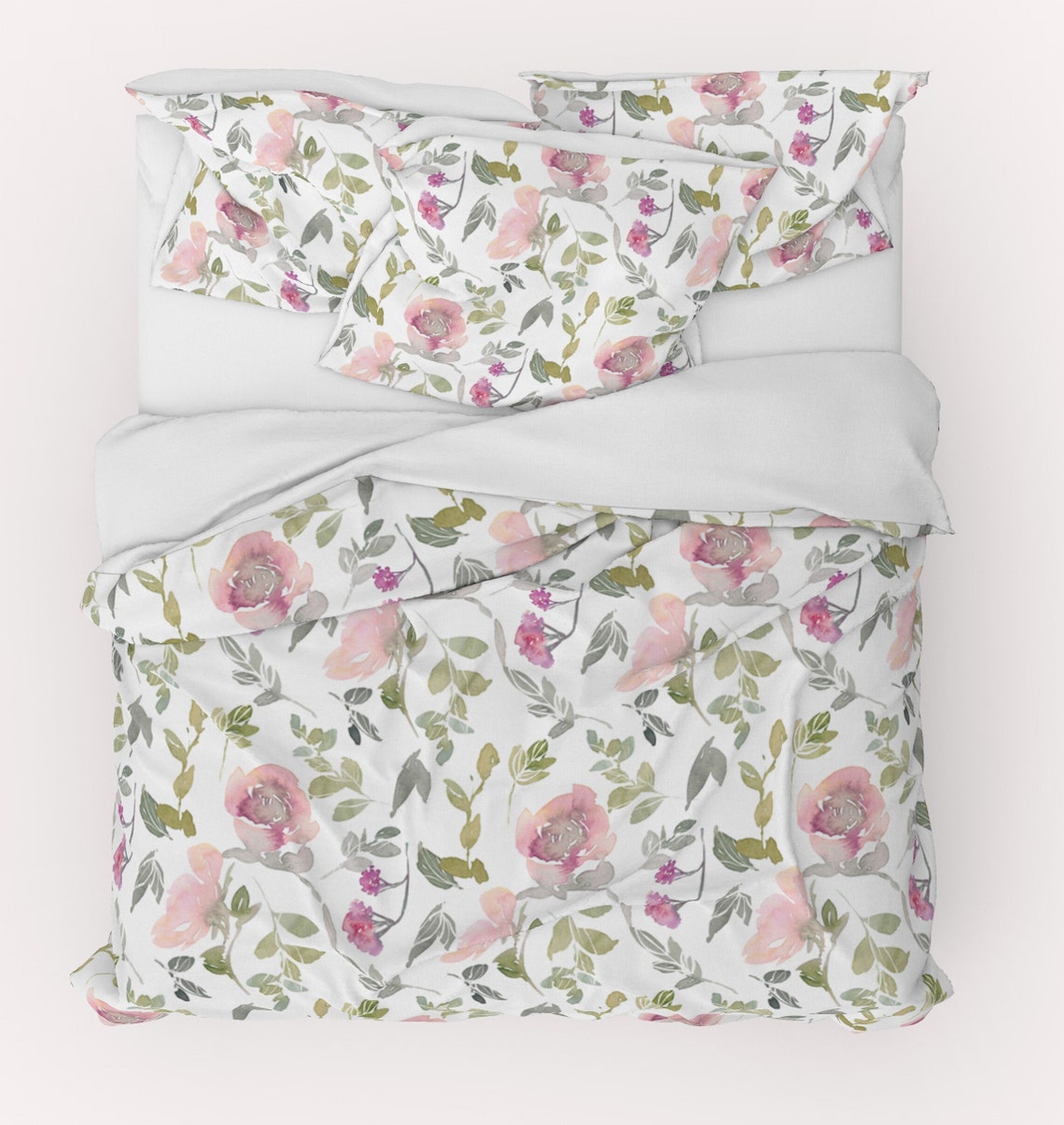 Lovely French Country Duvet Peony Duvet Cover Queen King Etsy
