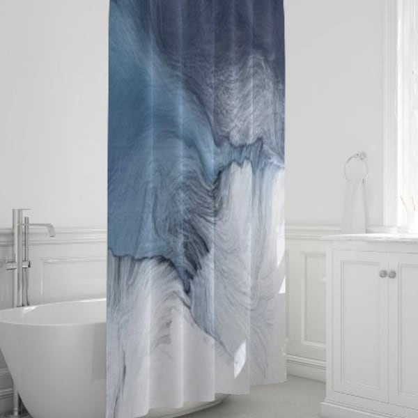Watercolor Shower Curtain Etsy