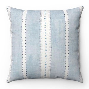 Moderne boerderij blauw en witte designerprint met ritssluiting vierkant euro lumbale 3 maten beddengoed, bank, appartementdecorkussen