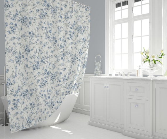 Shabby chic 2024 shower curtains