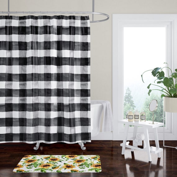 farmhouse shower curtain